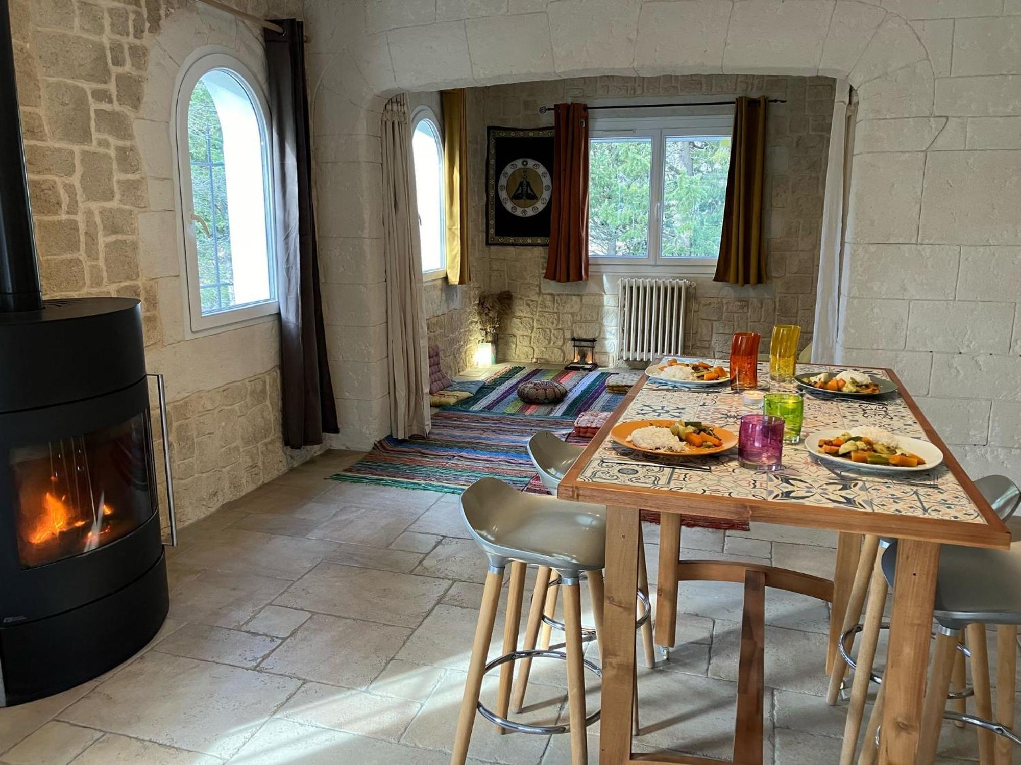 Gite With Private Jacuzzi, Shiatsu & Healthy Food Ladern-sur-Lauquet Ngoại thất bức ảnh